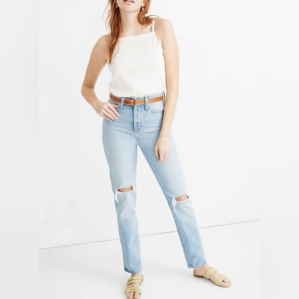 Madewell Classic Straight Full-Length Jeans Size 27
